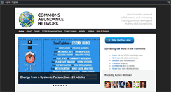 Desktop Screenshot of commonsabundance.net